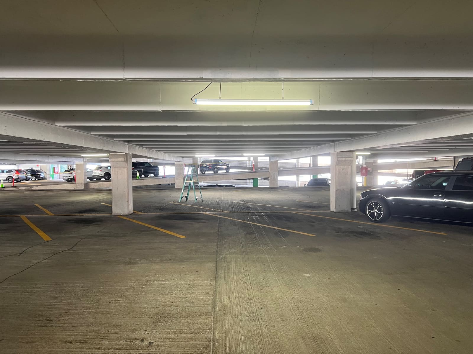 Direct comparison of old vs new lighting